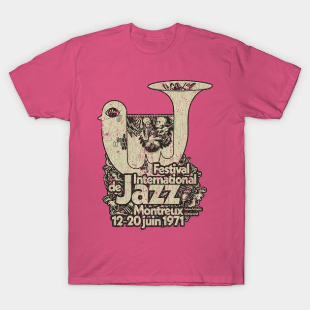 Festival International de Jazz Montreux 1971 T-Shirt by JCD666